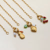 Wholesale Stainless Steel And Pearl Necklace With Geometric Pattern Electroplated For Women