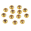 Wholesale Stainless Steel And Silicone Adjustable Necklace With Abacus Beads Electroplated Simple Geometric Glossy Diy Jewelry Accessories