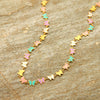 Wholesale Stainless Steel And Titanium Steel Animals Geometric Electroplating Oil Drop Butterfly Clavicle Necklace For Women
