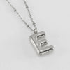 Wholesale 316L Stainless Steel And 316L Stainless Steel Bead Chain Women's English Letter Pendant Necklace With Ins Style And Electroplating