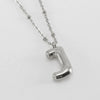 Wholesale 316L Stainless Steel And 316L Stainless Steel Bead Chain Women's English Letter Pendant Necklace With Ins Style And Electroplating