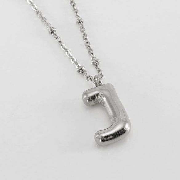 Wholesale 316L Stainless Steel And 316L Stainless Steel Bead Chain Women's English Letter Pendant Necklace With Ins Style And Electroplating