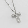 Wholesale 316L Stainless Steel And 316L Stainless Steel Bead Chain Women's English Letter Pendant Necklace With Ins Style And Electroplating