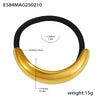 Wholesale Stainless Steel And Titanium Steel Bow Shaped Exaggerated High Elasticity Hair Ring With 18K Gold Plated Electroplating Hair Accessories
