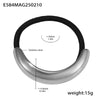 Wholesale Stainless Steel And Titanium Steel Bow Shaped Exaggerated High Elasticity Hair Ring With 18K Gold Plated Electroplating Hair Accessories