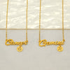 Wholesale Stainless Steel And Titanium Steel Constellation Fashion Necklace With Electroplated 18K Gold Treatment