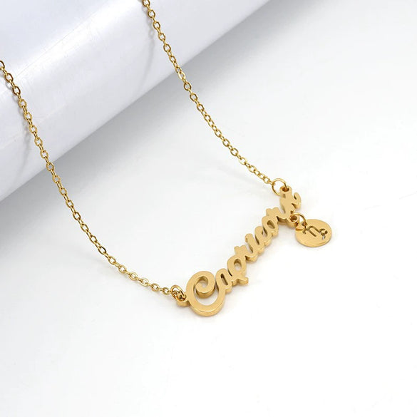 Wholesale Stainless Steel And Titanium Steel Constellation Fashion Necklace With Electroplated 18K Gold Treatment