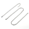 Wholesale Stainless Steel And Titanium Steel Cross Chain Jewelry With Embossed Design And Electroplating Treatment