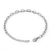 Wholesale Stainless Steel And Titanium Steel Cross Chain Jewelry With Embossed Design And Electroplating Treatment