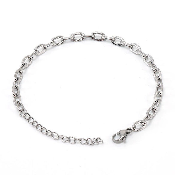 Wholesale Stainless Steel And Titanium Steel Cross Chain Jewelry With Embossed Design And Electroplating Treatment