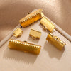 Wholesale Stainless Steel And Titanium Steel Diy Jewelry Bracelet And Necklace Connector Accessories With Curly Bead Buckle Tip And Electroplating Treatment