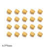Wholesale Stainless Steel And Titanium Steel Diy Jewelry Bracelet And Necklace Connector Accessories With Curly Bead Buckle Tip And Electroplating Treatment