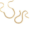 Wholesale Stainless Steel And Titanium Steel Electroplated Geometric Pearl Jewelry Set For Women Necklaces And Bracelets