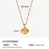Wholesale Stainless Steel And Titanium Steel Electroplated Sweater Chain Jewelry Set For Women In Ins Style Minimalist Fashion
