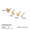 Wholesale Stainless Steel And Titanium Steel Electroplated Sweater Chain Jewelry Set For Women In Ins Style Minimalist Fashion