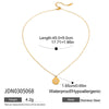 Wholesale Stainless Steel And Titanium Steel Geometric Star Pendant Necklace For Women With Electroplating