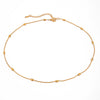 Wholesale Stainless Steel And Titanium Steel Geometric Style Chain Necklace For Women