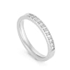 Wholesale Stainless Steel And Titanium Steel Geometric Zircon Women's Ring With Fourclaw Design And Electroplating