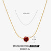 Wholesale Stainless Steel And Titanium Steel Hip Hop Claw Necklace With Geometric Zircon Inlay And Electroplating For Women