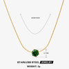 Wholesale Stainless Steel And Titanium Steel Hip Hop Claw Necklace With Geometric Zircon Inlay And Electroplating For Women