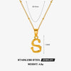 Wholesale Stainless Steel And Titanium Steel Ins Style Letter Pendant Necklace With Electroplating And Cross Chain For Women