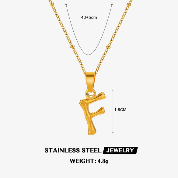 Wholesale Stainless Steel And Titanium Steel Ins Style Letter Pendant Necklace With Electroplating And Cross Chain For Women