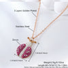 Wholesale Stainless Steel And Titanium Steel Insect And Mushroom Pendant Necklace For Women With Electroplating Light Luxury Style