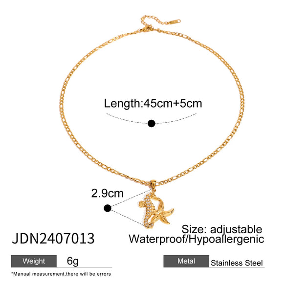 Wholesale Stainless Steel And Titanium Steel Jewelry With Animal Pattern Earrings And Necklace Electroplated