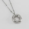 Wholesale Stainless Steel And Titanium Steel Letter Clip Bead Necklace With Polishing Treatment And Fashionable Design