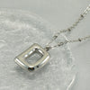 Wholesale Stainless Steel And Titanium Steel Letter Clip Bead Necklace With Polishing Treatment And Fashionable Design