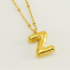Wholesale Stainless Steel And Titanium Steel Letter Clip Bead Necklace With Polishing Treatment And Fashionable Design