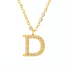 Wholesale Stainless Steel And Titanium Steel Letter Necklace Electroplated Cross Chain Style For Unisex