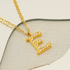 Wholesale Stainless Steel And Titanium Steel Letter Necklace Electroplated Cross Chain Style For Unisex