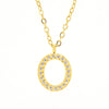 Wholesale Stainless Steel And Titanium Steel Letter Necklace Electroplated Cross Chain Style For Unisex