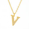 Wholesale Stainless Steel And Titanium Steel Letter Necklace Electroplated Cross Chain Style For Unisex