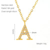 Wholesale Stainless Steel And Titanium Steel Letter Necklace Electroplated Cross Chain Style For Unisex