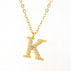 Wholesale Stainless Steel And Titanium Steel Letter Necklace Electroplated Cross Chain Style For Unisex