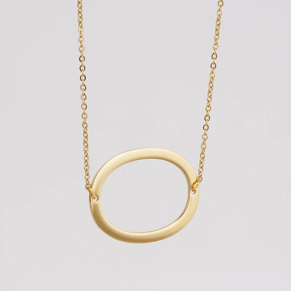 Wholesale 316L Stainless Steel And 316L Stainless Steel Letter Pendant Necklace For Women With Cross Chain And Electroplating Treatment