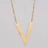 Wholesale 316L Stainless Steel And 316L Stainless Steel Letter Pendant Necklace For Women With Cross Chain And Electroplating Treatment