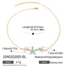 Wholesale Stainless Steel And Titanium Steel Light Luxury Geometric And Flower Pattern Electroplated Women's Necklace
