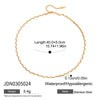 Wholesale Stainless Steel And Titanium Steel Light Luxury Geometric Necklace With Electroplating
