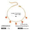Wholesale Stainless Steel And Titanium Steel Light Luxury Style Geometric Flower Crystal Pendant Necklace With Electroplating For Women