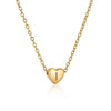 Wholesale Stainless Steel And Titanium Steel Love Heart And Letter Design Necklace For Women With Electroplating