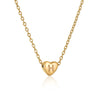 Wholesale Stainless Steel And Titanium Steel Love Heart And Letter Design Necklace For Women With Electroplating