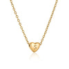 Wholesale Stainless Steel And Titanium Steel Love Heart And Letter Design Necklace For Women With Electroplating