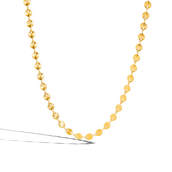 Wholesale Stainless Steel And Titanium Steel Necklace Old Money Style Geometric Shape Electroplated