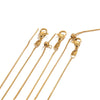 Wholesale Stainless Steel And Titanium Steel Ochain Clavicle Necklace With Geometric Beaded Pendant And Real Gold Plating For Women