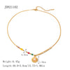 Wholesale Stainless Steel And Titanium Steel Star Zircon Necklace Pendant With Geometric Design And Electroplating For Women