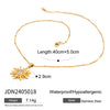 Wholesale Stainless Steel And Titanium Steel Star Zircon Necklace Pendant With Geometric Design And Electroplating For Women
