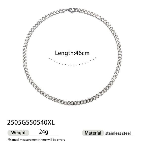 Wholesale Stainless Steel And Titanium Steel Women's Necklace With Conch Starfish Sun Patterns Electroplated Cross Chain Cuban Chain In Ins Nature Style
